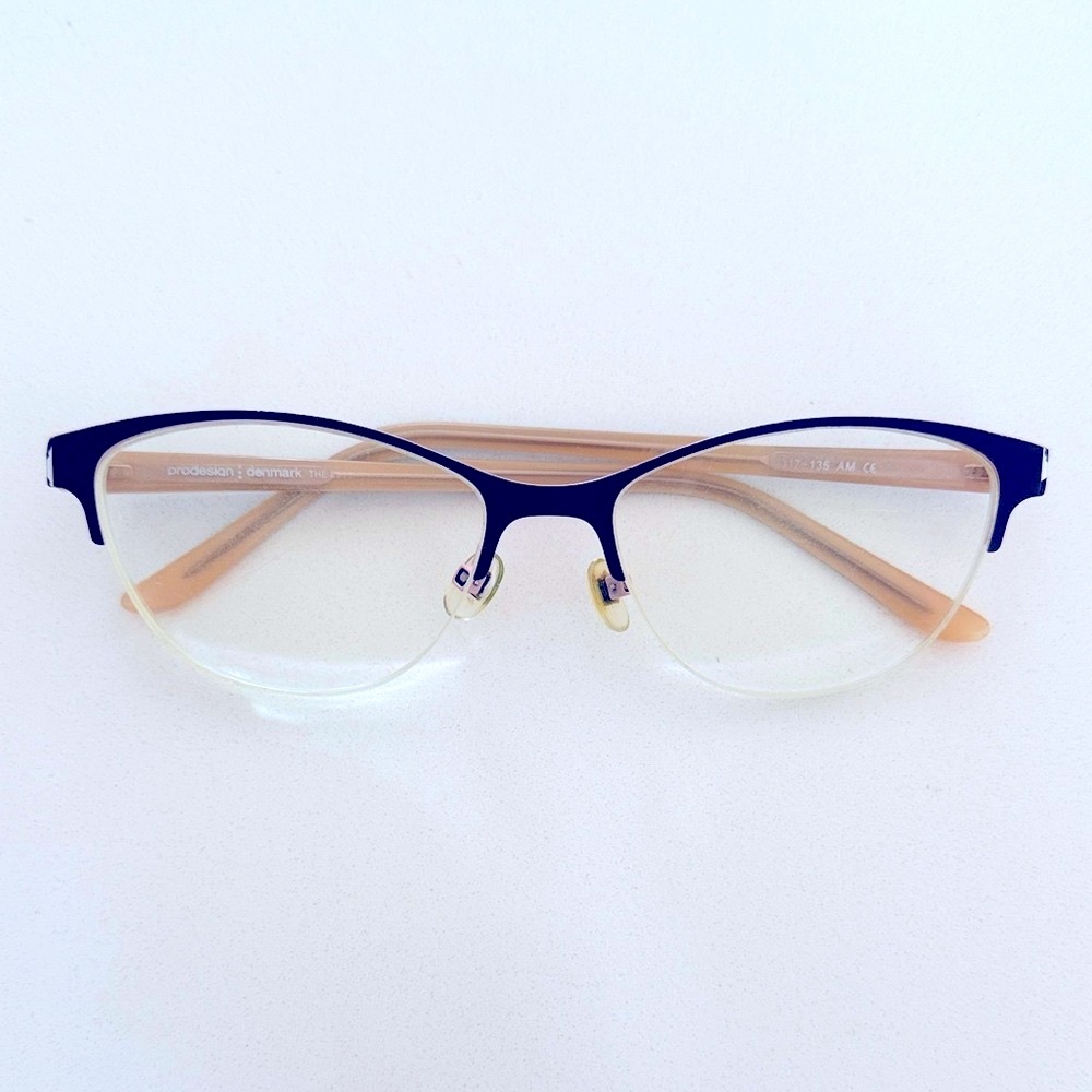 Prodesign frame 3141 6611 Black Pink 53mm Authentic Frame - Picture 2 of 8